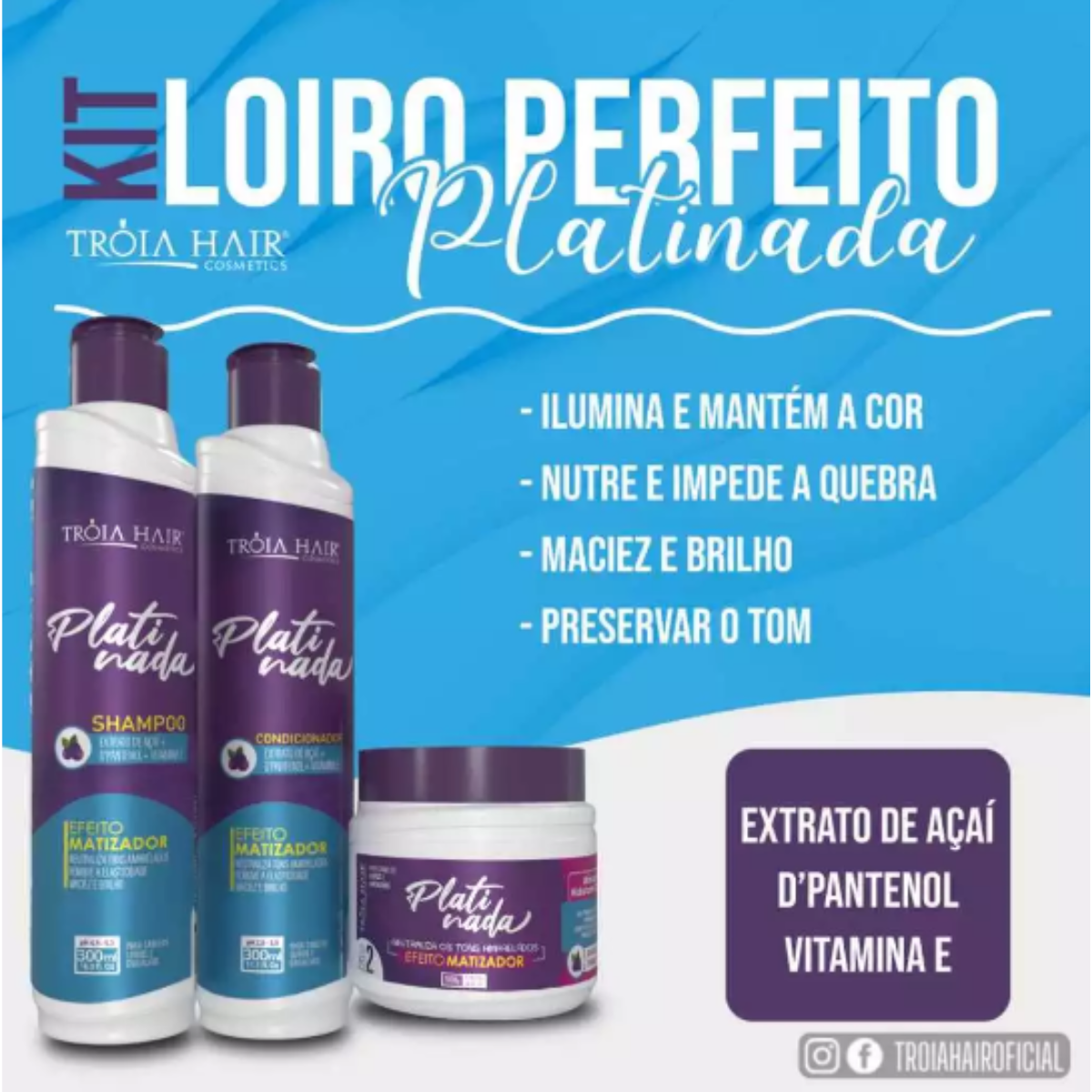 Kit Platinada Cabelos Loiros - Imagem 2