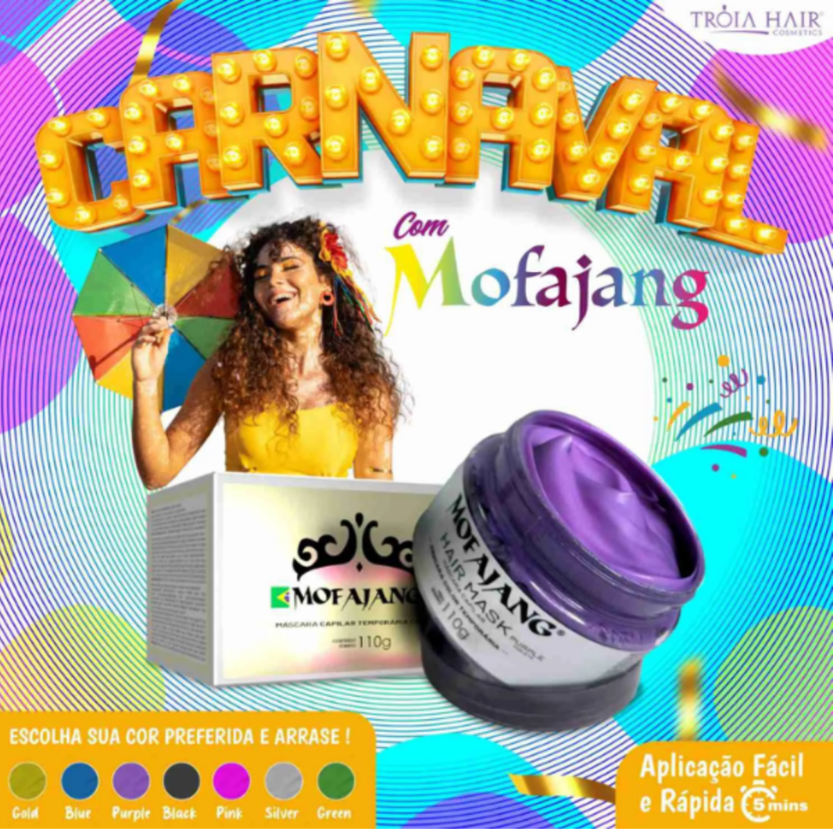 Tinta cabelo Creme Pintura - Imagem 2