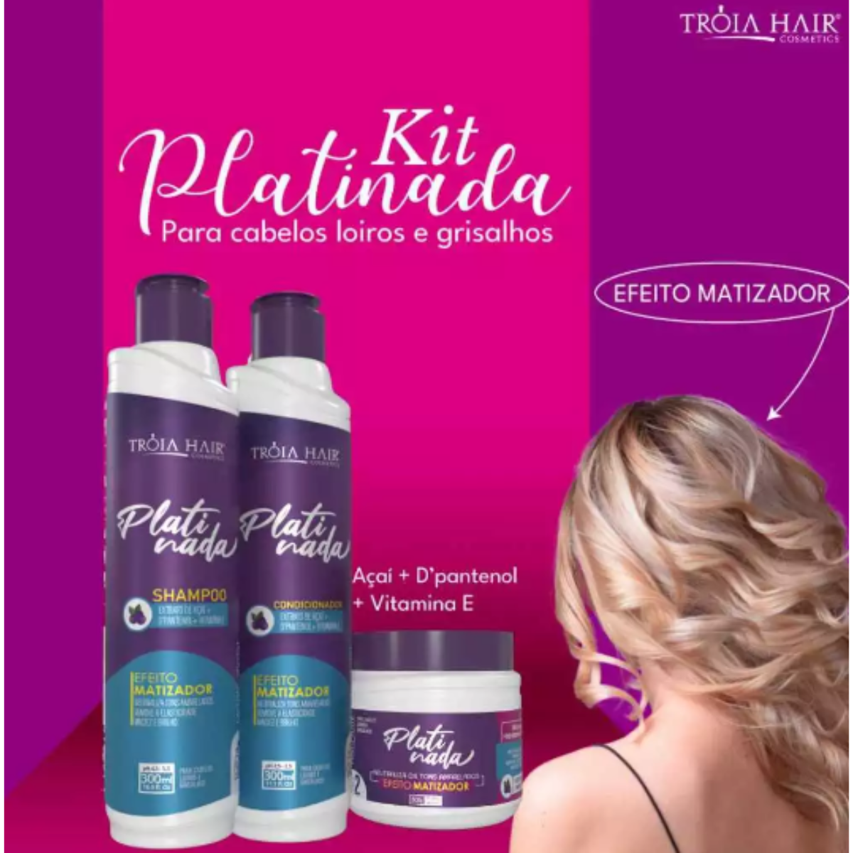 Kit Platinada Cabelos Loiros - Imagem 3