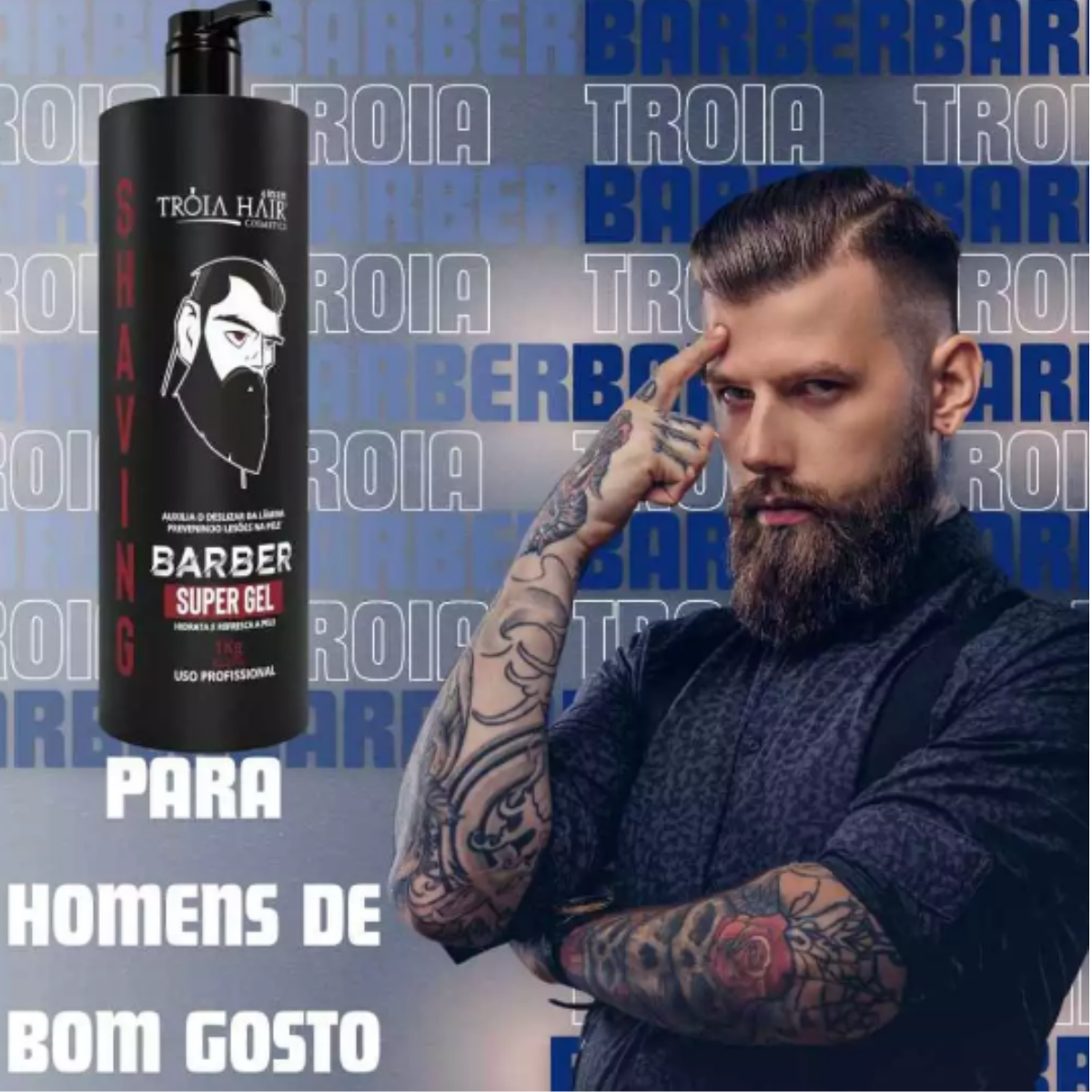 Shaving Barber Gel Incolor - Imagem 2