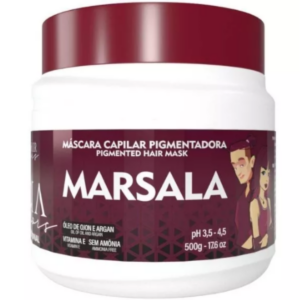 Máscara Capilar Pigmentadora  Marsala