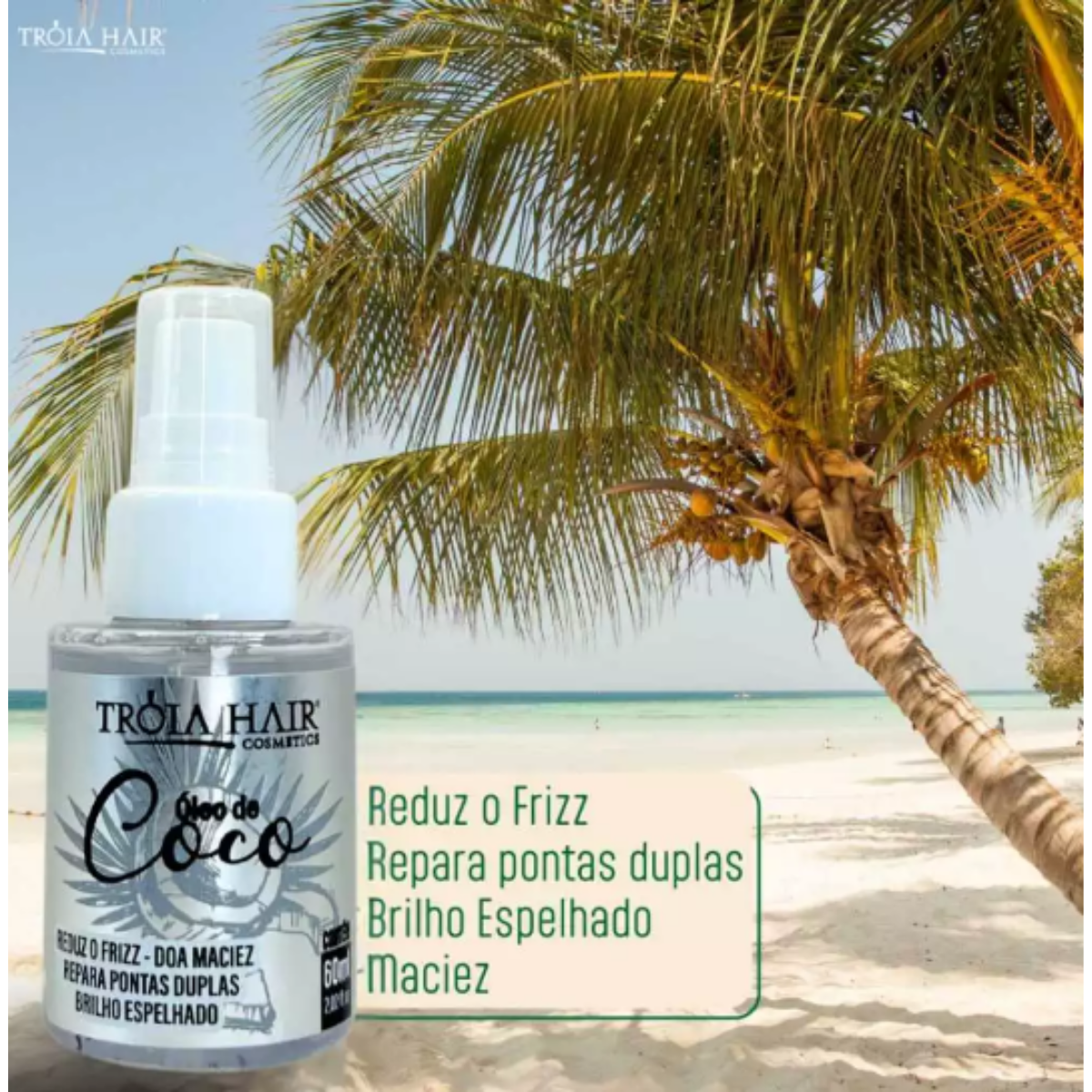 Óleo Coco Nutrição brilho - Imagem 2