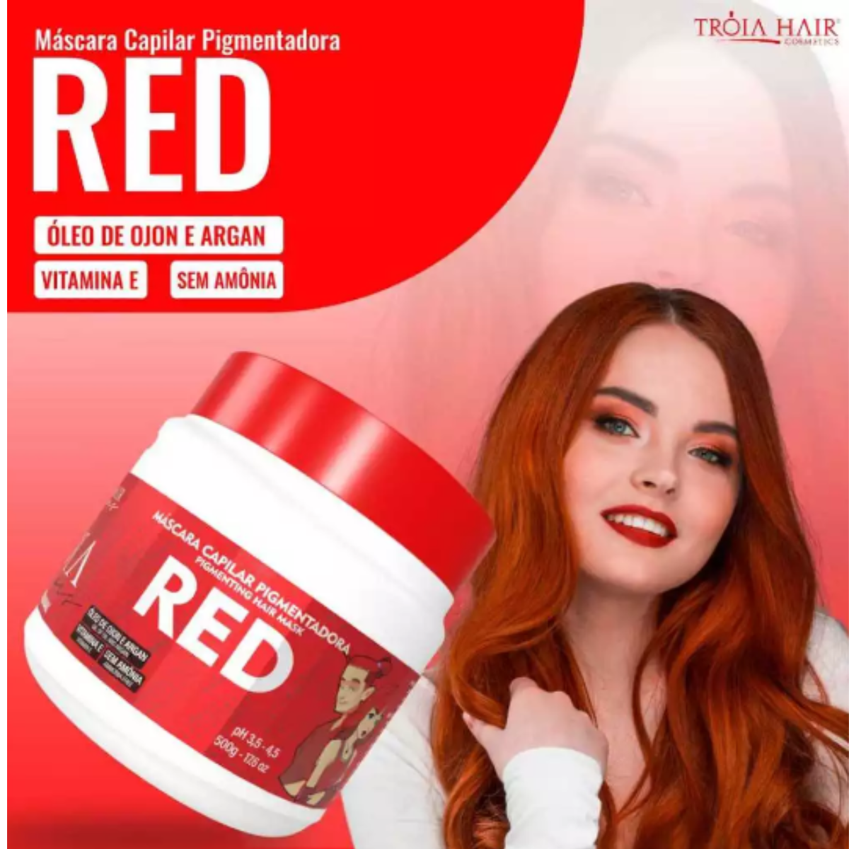 Máscara Pigmentadora Colors Red - Imagem 2