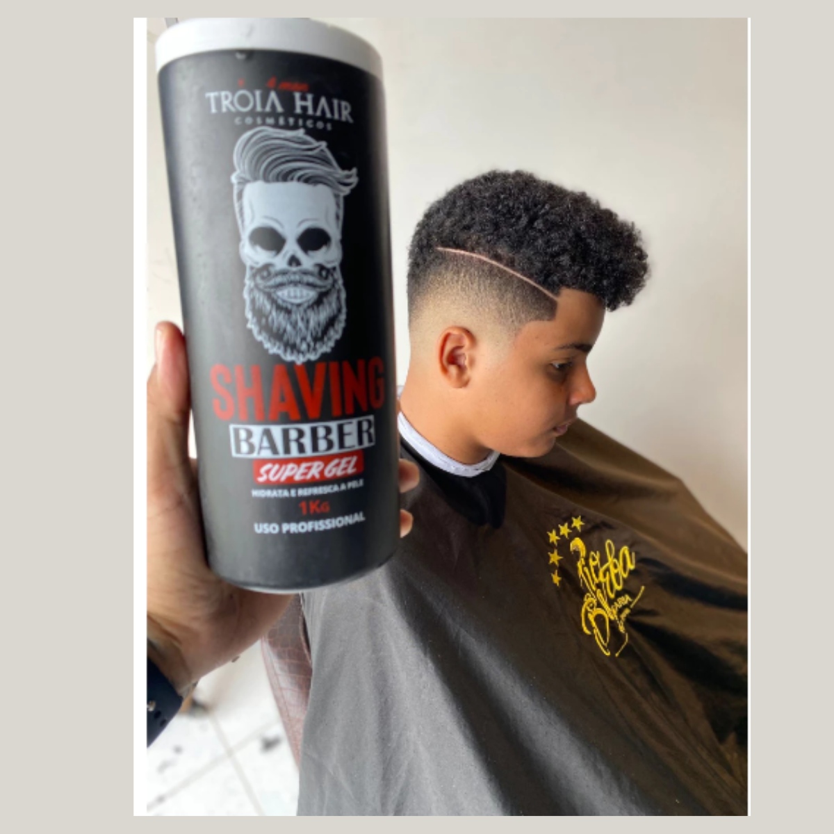 Shaving Barber Gel Incolor - Imagem 3